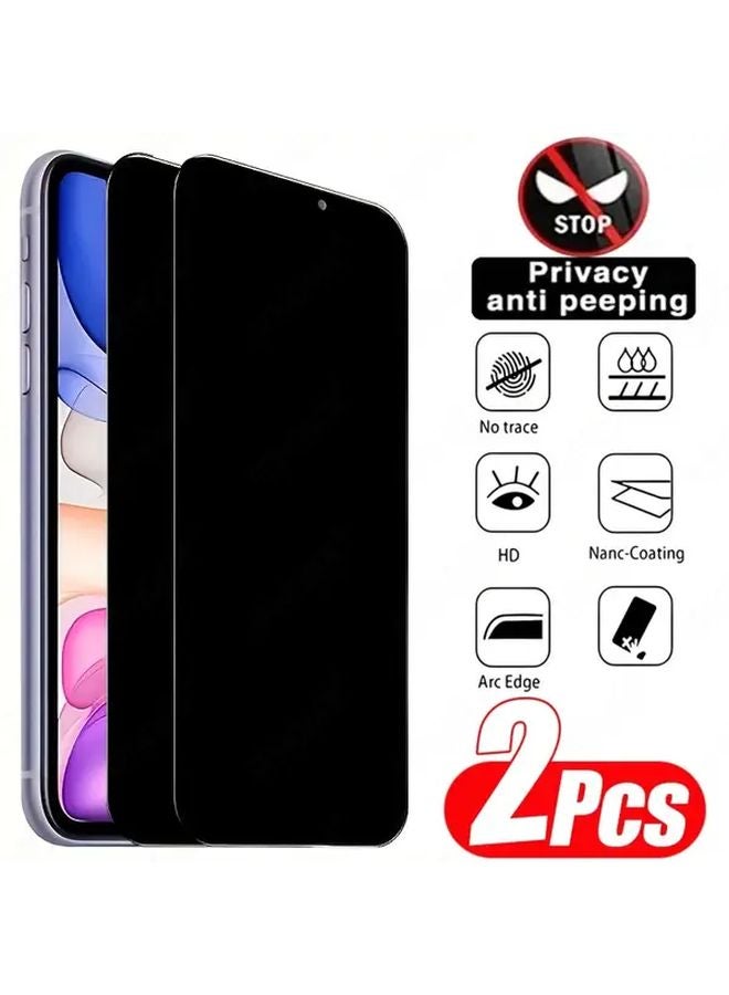 Privacy Tempered Glass Screen Protector For iPhone 11 Pro Max Anti Peeping Anti Scratch - Image 1